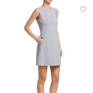 Theory Helaina Sayre Stripe A-Line Dress